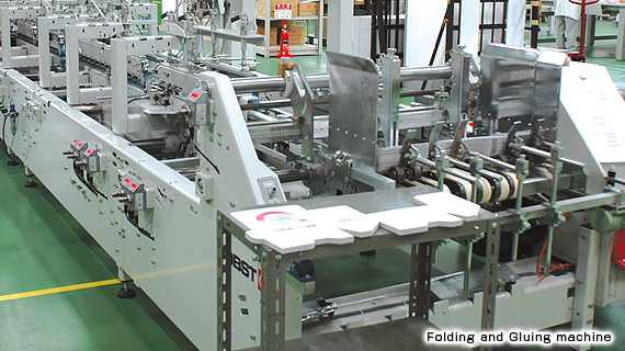 Folding and Gluing machine